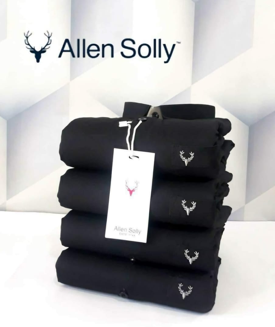 Men’s Cotton Full Sleeves Shirt Black– Comfortable & Stylish Casual/Formal Wear (1 Pack)