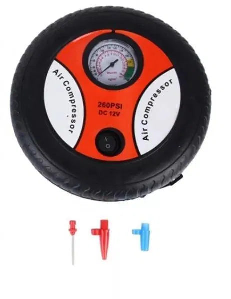 Automatic Car Air Compressor | Portable Tire Inflator Pump for Car, Bike & Sports Equipment