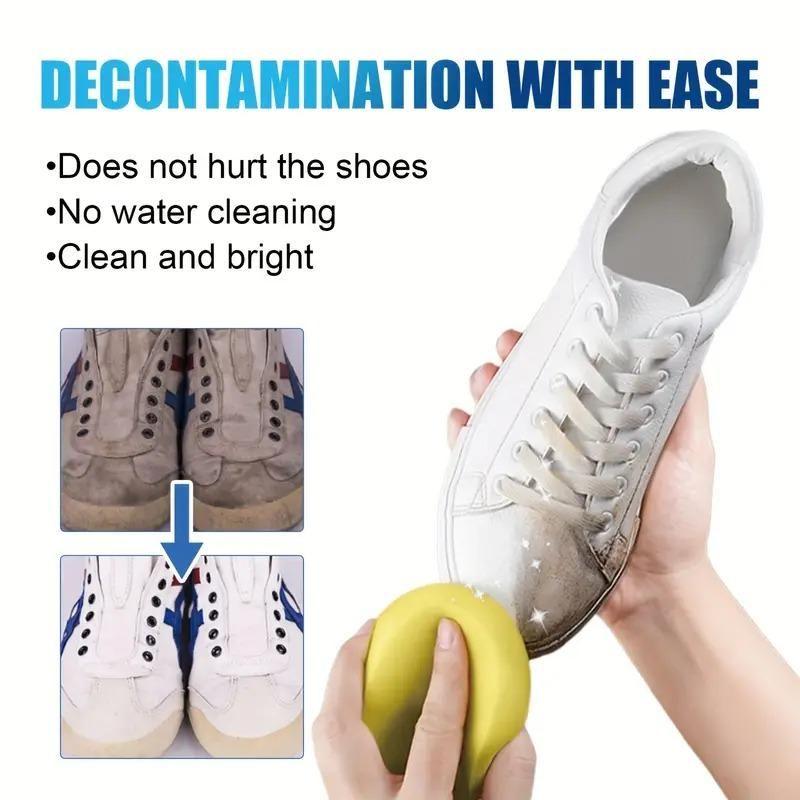 Multipurpose Whitening Cleaning Cream with Sponge | Stain Remover for Kitchen, Tiles, Sink &amp; Household Use (Pack of 1)