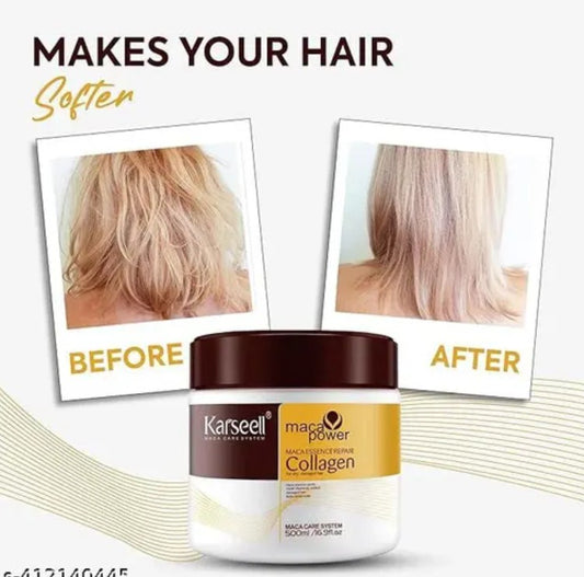Collagen Expert Absolute Repair Hair Mask – Deep Conditioning for Dry & Damaged Hair | With Gold Quinoa & Wheat Protein (200ml, Pack of 1)