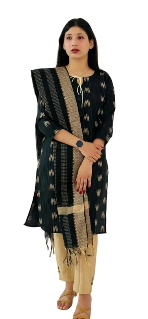 Women’s Kurti with Pant & Dupatta Set – Elegant 3 Piece Ethnic Dress for Party & Festive Wear