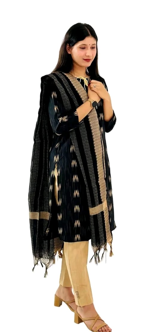Women’s Kurti with Pant & Dupatta Set – Elegant 3 Piece Ethnic Dress for Party & Festive Wear