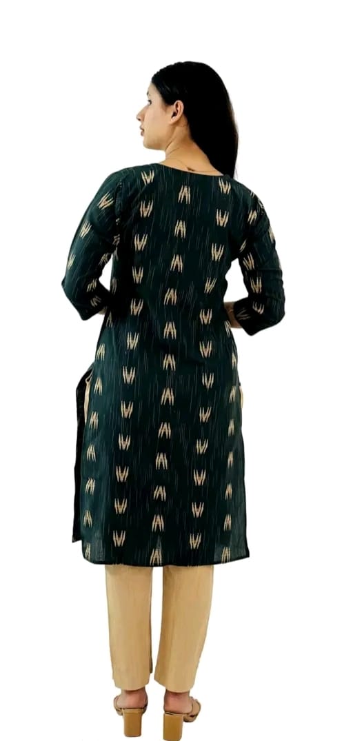 Women’s Kurti with Pant & Dupatta Set – Elegant 3 Piece Ethnic Dress for Party & Festive Wear