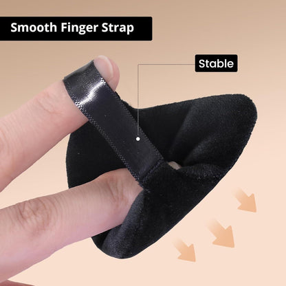 Triangle Powder Puff for Face Makeup – Loose Powder Applicator (Pack of 1)