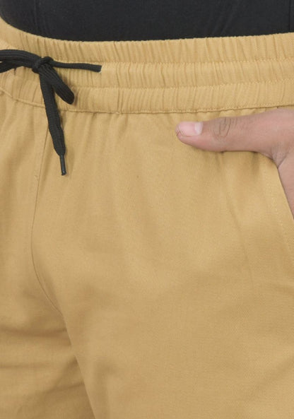 Men’s Cotton Satin Joggers with 5 Pockets – Stylish & Comfortable Cargo Pants