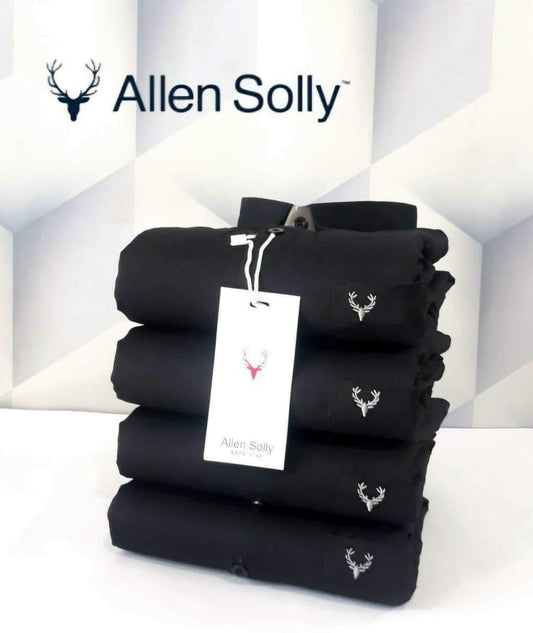 Men’s Cotton Full Sleeves Shirt Black– Comfortable & Stylish Casual/Formal Wear (1 Pack)