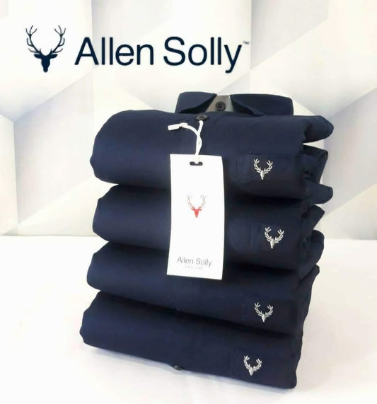 Men’s Cotton Full Sleeves Shirt Navy Blue– Comfortable & Stylish Casual/Formal Wear (1 Pack)