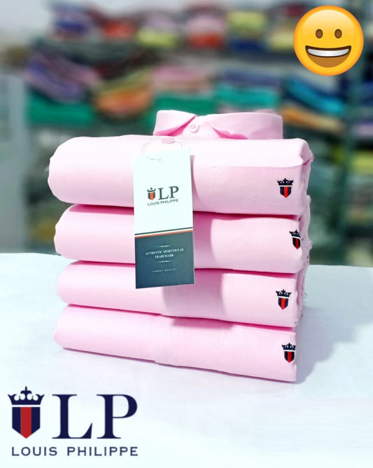 Men’s Cotton Full Sleeves Shirt Pink – Comfortable & Stylish Casual/Formal Wear (1 Pack)