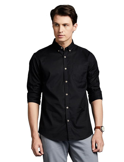 Men’s Cotton Full Sleeves Shirt – Comfortable & Stylish (1 Pack)