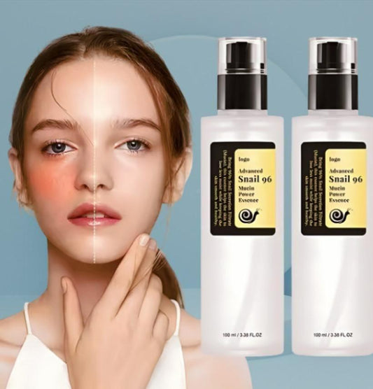 Snail 96 Mucin Power Essence Serum – Pack of 2, 100ml Each | Hydrating & Skin Repair