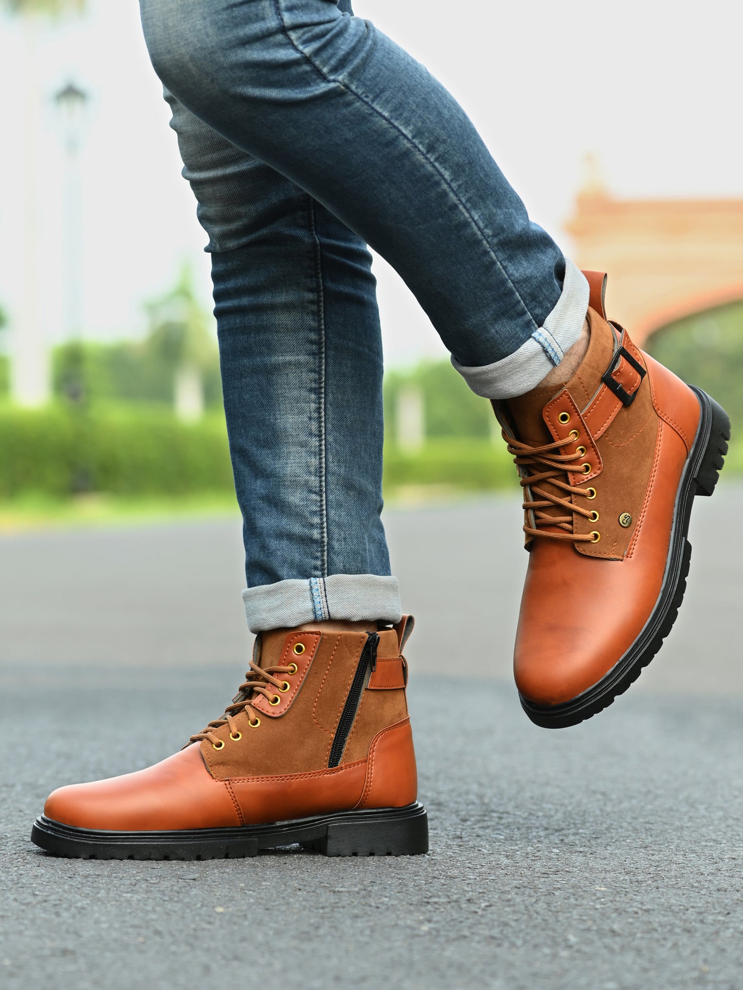 Men’s Tan Boots – Comfortable Flexible Casual & Outdoor Footwear