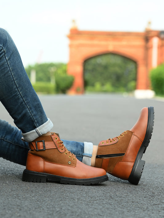 Men’s Tan Boots – Comfortable Flexible Casual & Outdoor Footwear