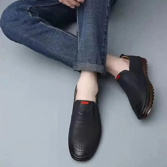 Men’s Black Casual Shoes – Stylish Flexible Design with Cushioned Foam Insole