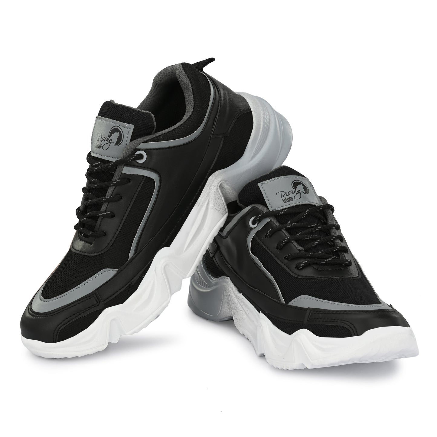 Men’s Grey Stylish Sport Shoes – Flexible Lightweight Design with Cushioned Foam Insole