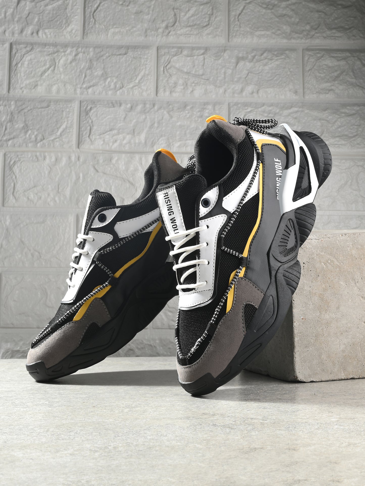 Men’s Black Leather Casual Shoes – Flexible Design with Cushioned Foam Insole