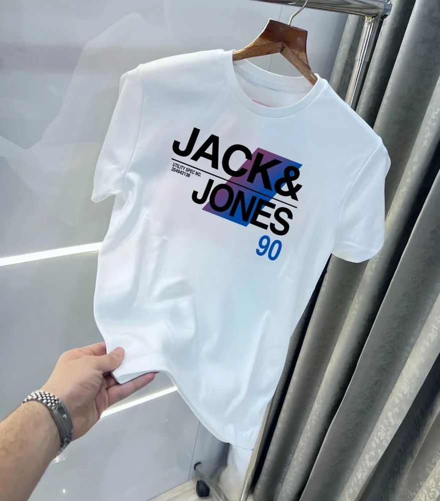 Men’s T-Shirt | White Color | Bold Print Design | Soft & Breathable Cotton | Regular Fit Casual Wear