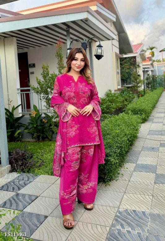 Elegant Suits Sharara Set – JF-008 | Pure Faux Georgette Sharara Set