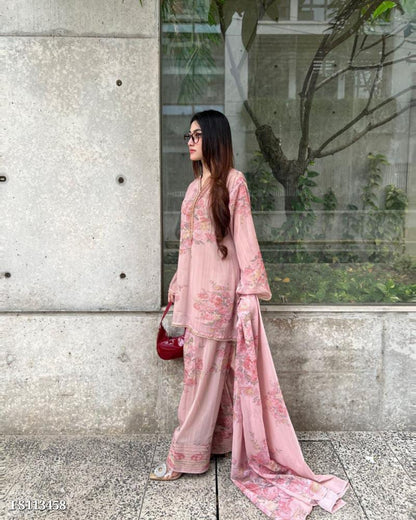 Elegant Suits Sharara Set – JF-008 | Pure Faux Georgette Sharara Set
