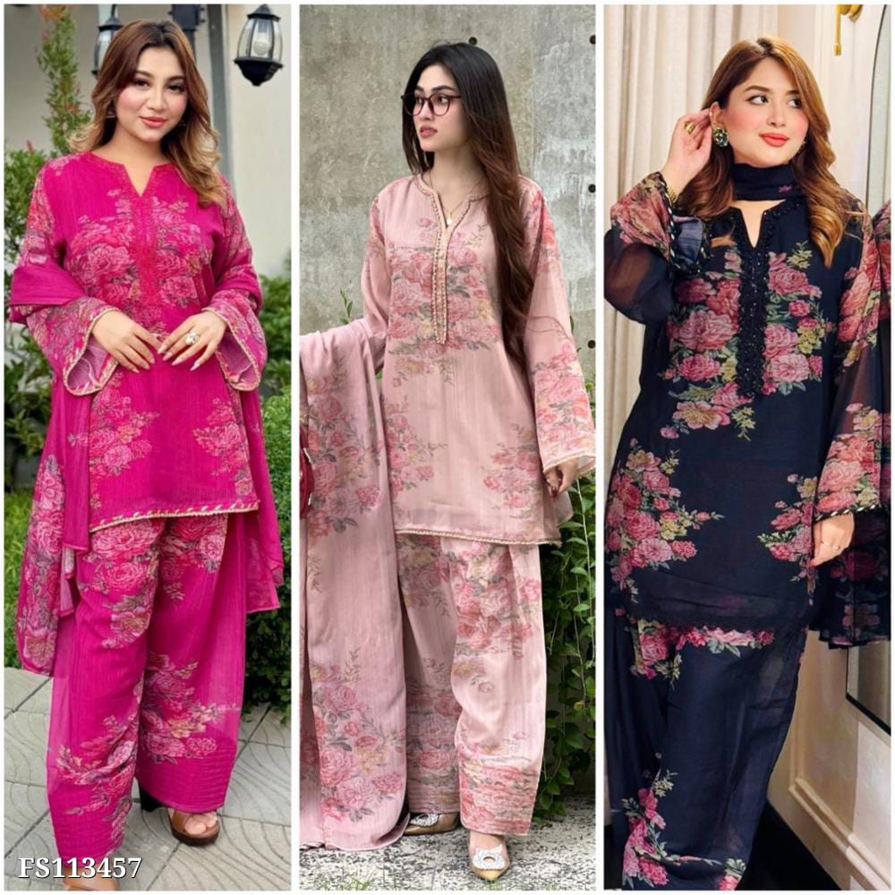 Elegant Suits Sharara Set – JF-008 | Pure Faux Georgette Sharara Set