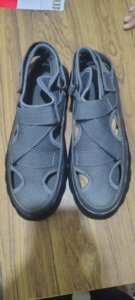 Men’s Closed Toe Breathable Sandals – Casual Synthetic Upper with Durable Rubber Sole