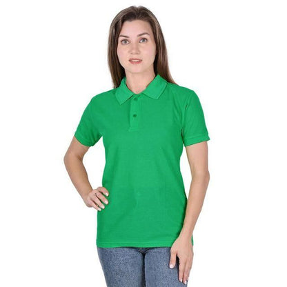 Ketex Red Cotton Blend Polo Neck T-shirt
