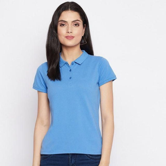 Ketex Cotton Blend Polo Neck T-shirt (Pack of 5)