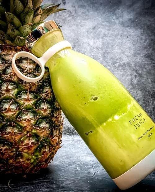 Portable Mini Blender for Fresh Juice | Rechargeable Smoothie Maker | Travel Juicer Bottle