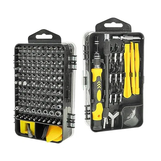 Screwdriver Repair Tool Kit with Case – Professional Hand Tools for Cellphone, Laptop & DIY (Yellow)